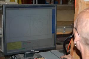 Devan with CAD drawing