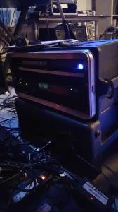 The Ableton rig - Mac mini and MOTU 828